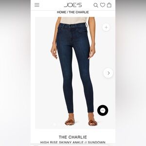 Joe's Jeans Dark Blue Skinny Jeans